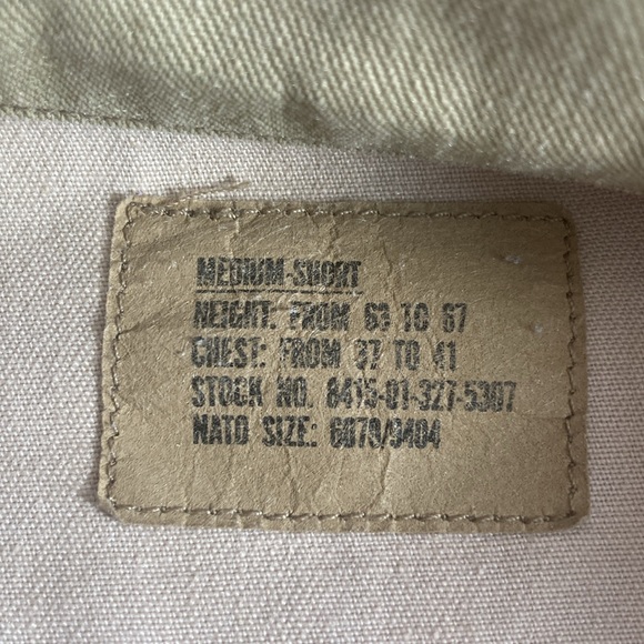 EUC Original USMC Desert Camouflage Uniform Blouse, Tricolor Camo, Medium-Short - Picture 3 of 7